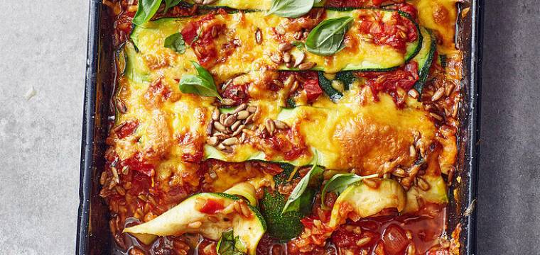 Schnelle Zucchini-Lasagne