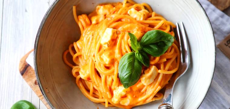 Spaghetti Tomate-Mozzarella