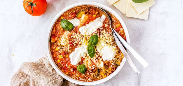 Schnelle One Pot Lasagne Schnelle One Pot Lasagne