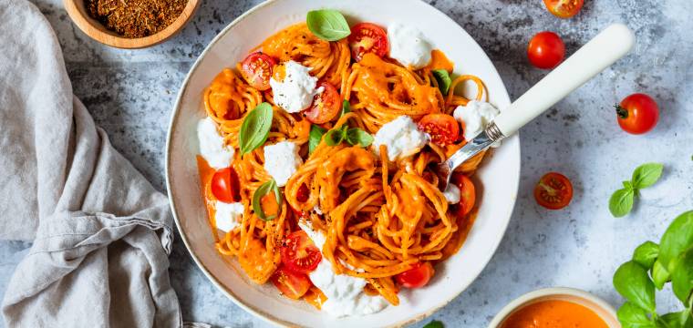 Spaghetti Tomate Mozzarella 2.0