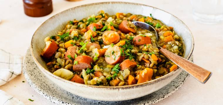 Linsensuppe ohne Einweichen