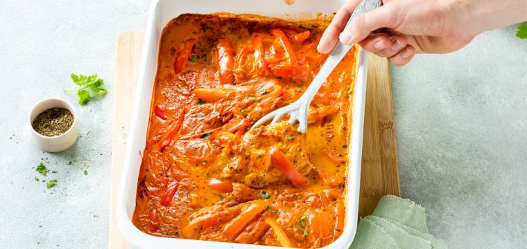 Paprika-Rahm-Schnitzel Paprika-Rahm-Schnitzel