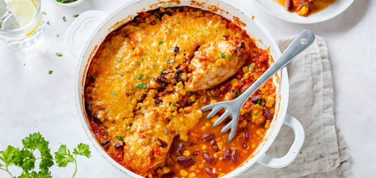 Tex-Mex-Chickenauflauf