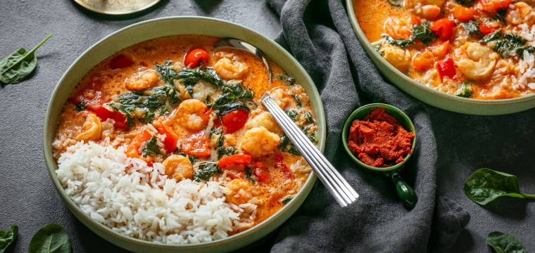 Garnelencurry