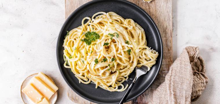 Knoblauch-Parmesan-Pasta