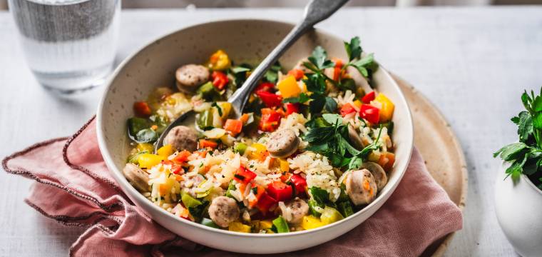 Paprika-Trio-Reis-Suppe
