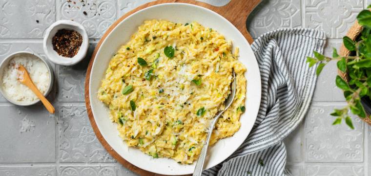 Zucchini-Orzotto