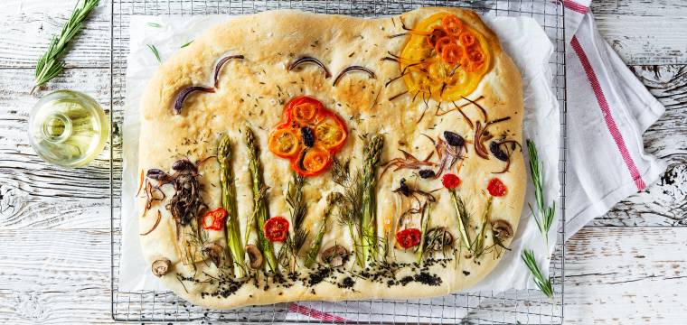 Der Brot-Trend des Jahres: Focaccia-Garden