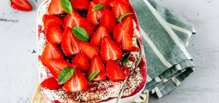 Erdbeer-Tiramisu