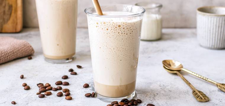 Geeistes Kaffee-Wölkchen