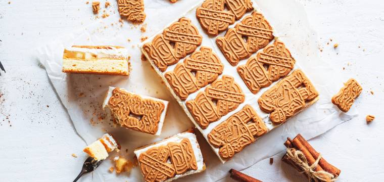 Cremiger Apfelkuchen mit Spekulatius Cremiger Apfelkuchen mit Spekulatius