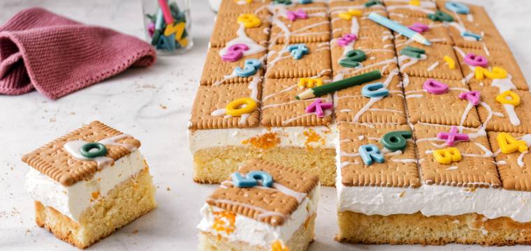 Fanta-Butterkekskuchen zur Einschulung