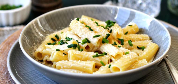 Cremige Pasta quattro formaggi