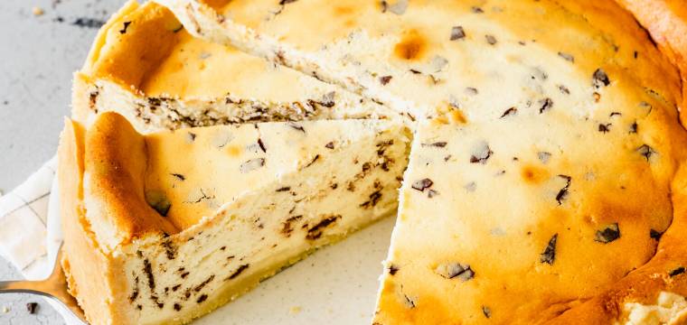 Stracciatella Käsekuchen