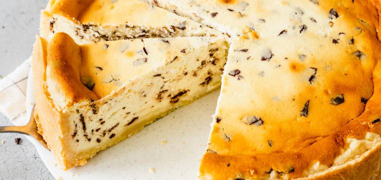Stracciatella Käsekuchen Stracciatella Käsekuchen