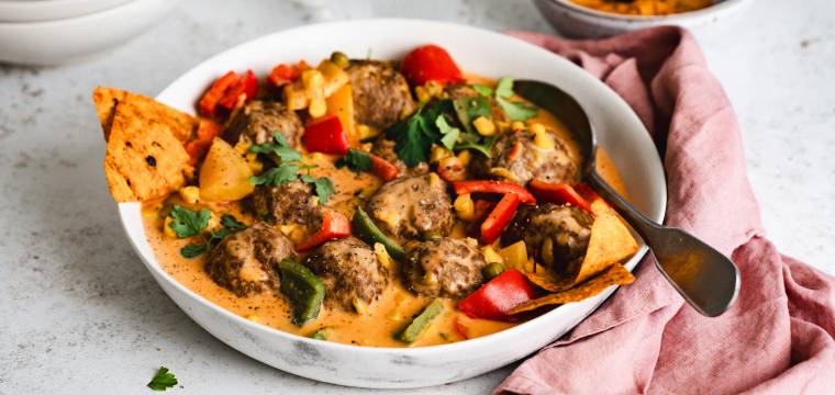 Hackbällchen „Mexicana“