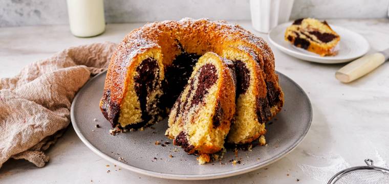Klassischer Marmorkuchen wie von Oma