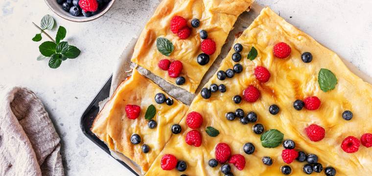Pfannkuchen vom Blech