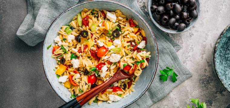 Paprika-Orzo-Salat
