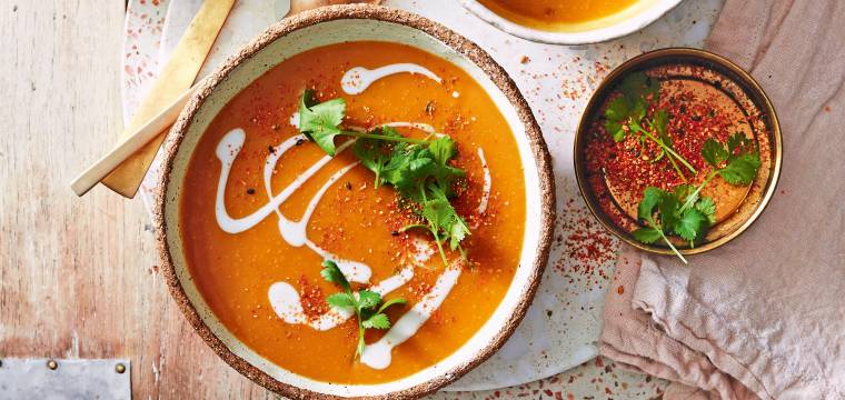 Cremige Rote-Linsen-Suppe