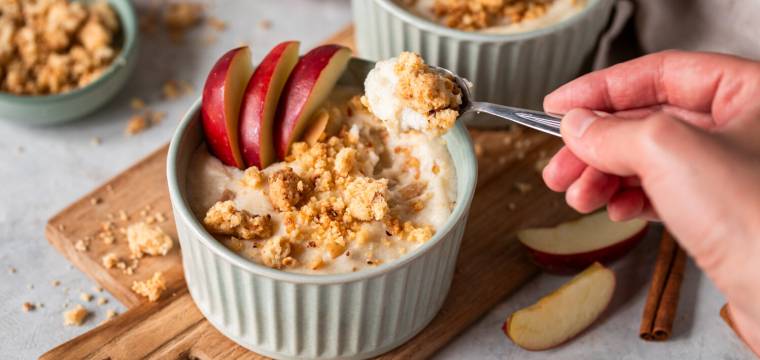 Grießbrei Apple Pie Style