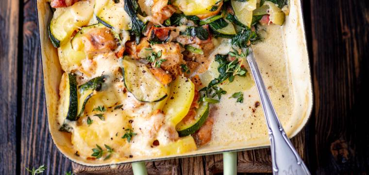 Kartoffelauflauf „alles geht" – ohne Vorkochen