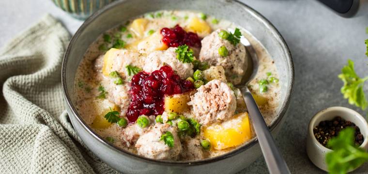 Schwedischer Hacktopf „Köttbullar“ Style