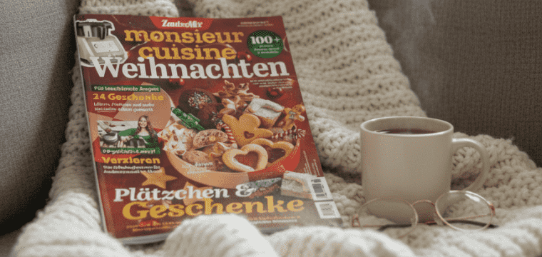 Monsieur Cuisine Magazin auf dem Sofa