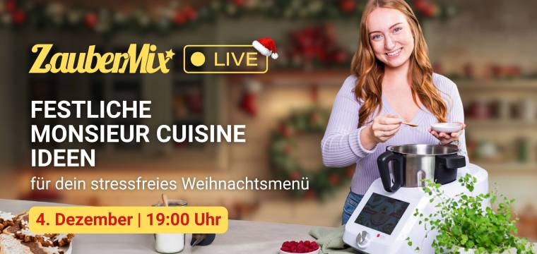 Festliche Monsieur Cuisine Ideen für Weihnachten