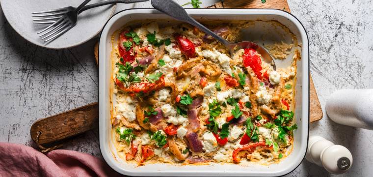 Schnelles Gyros-Feierabendblech