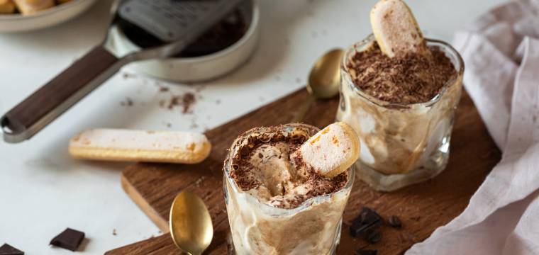 Tiramisu Eis aus 5 Zutaten Tiramisu Eis aus 5 Zutaten