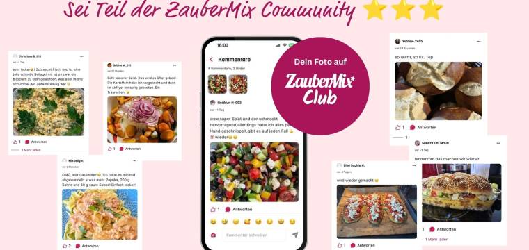 Screenshots Rezeptfotos ZauberMix
