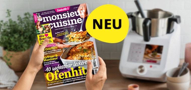 Magazin Cover mit Streichpreis vor einem MC Magazin Cover mit Streichpreis vor einem MC