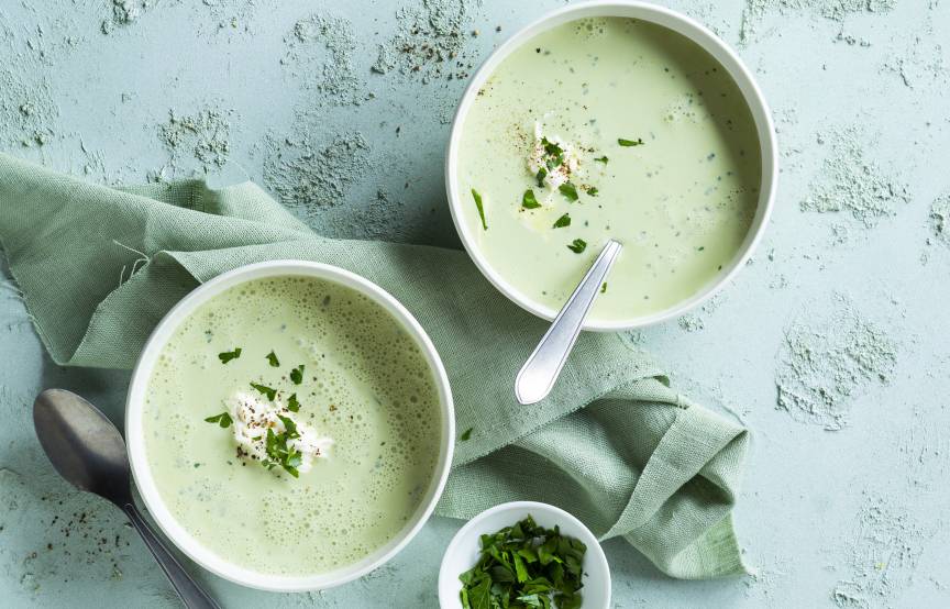 Bärlauchsuppe ohne Kartoffeln aus dem Monsieur Cuisine | ZauberMix