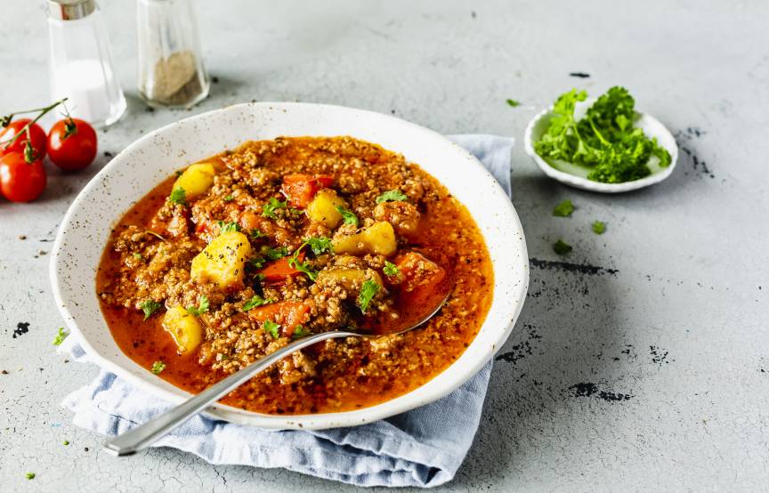 Deftiger Bauerntopf im Monsieur Cuisine – Rezept | ZauberMix Deftiger Bauerntopf im Monsieur Cuisine – Rezept | ZauberMix