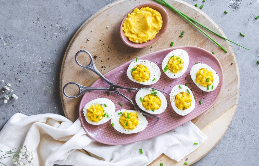 Gefüllte Eier mit Mayonnaise aus dem Monsieur Cuisine | ZauberMix