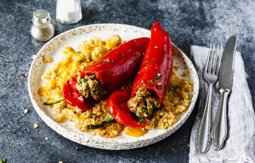 Gefüllte Spitzpaprika mit dem Monsieur Cuisine | ZauberMix