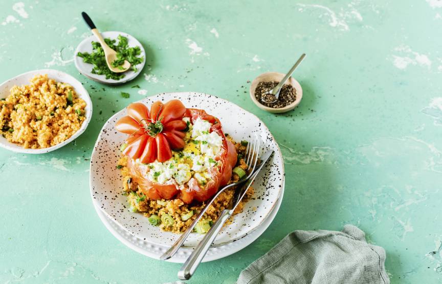 Gefüllte Tomaten mit Couscous im Monsieur Cuisine | ZauberMix