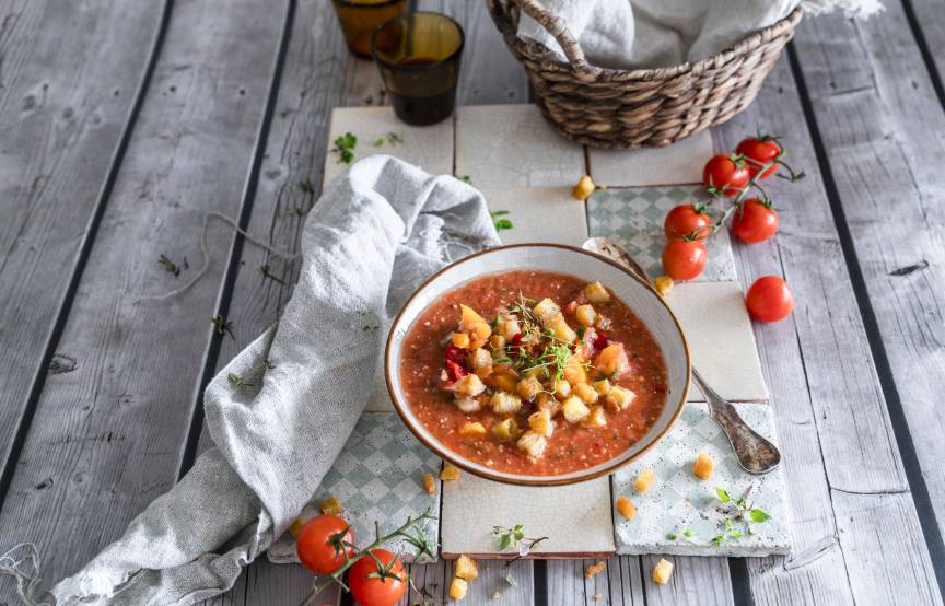 Spanische Gazpacho im Monsieur Cuisine | ZauberMix