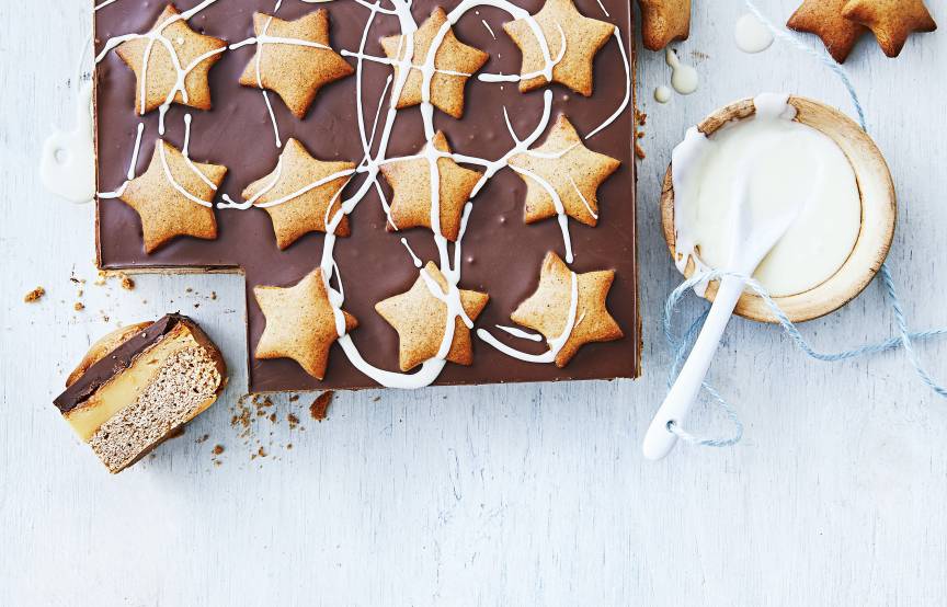 Lebkuchen-Karamell-Schnitten aus dem Monsieur Cuisine | ZauberMix