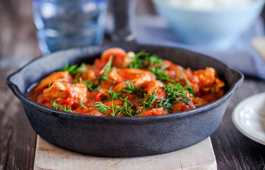 PaprikaSahneHähnchen im Monsieur Cuisine ZauberMix