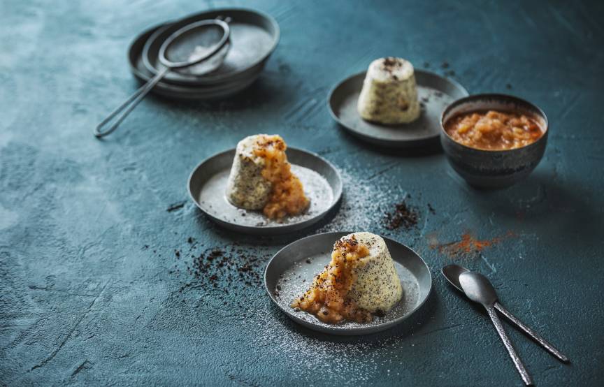 Quark-Mohn-Soufflé aus dem Monsieur Cuisine | ZauberMix