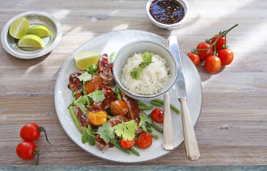 Rinderfilet mit Bohnen und Tomaten im Monsieur Cuisine | ZauberMix