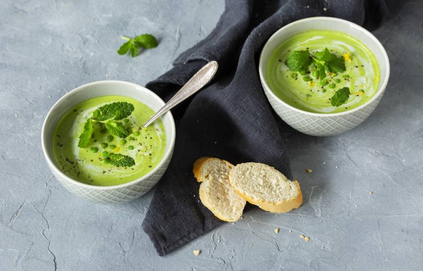 Schnelle und einfache Erbsensuppe im Monsieur Cuisine | ZauberMix