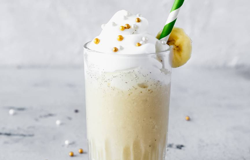 Bananen-Milchshake aus dem Monsieur Cuisine | ZauberMix