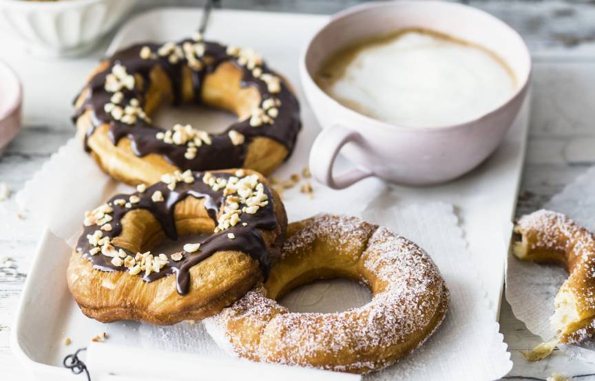 Cronuts mit Schokolade aus dem Monsieur Cuisine | ZauberMix