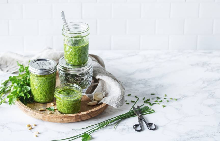 GartenkräuterPesto aus dem Monsieur Cuisine ZauberMix