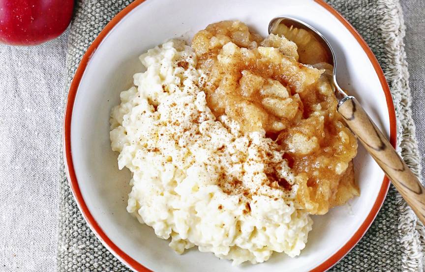 Milchreis mit Apfel-Birnen-Kompott im Monsieur Cuisine | ZauberMix