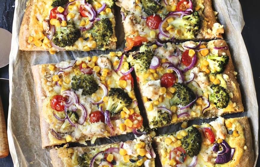 Bunte Pizza backen mit dem Monsieur Cuisine | ZauberMix