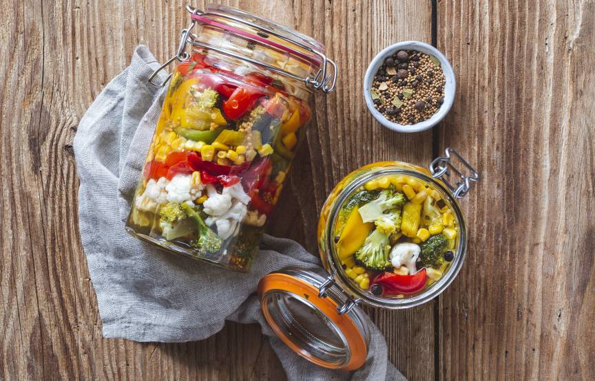 Buntes Gemüse im Glas mit dem Monsieur Cuisine | ZauberMix Buntes Gemüse im Glas mit dem Monsieur Cuisine | ZauberMix